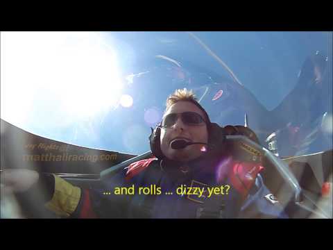 Matt Hall Racing aerobatic joyflight