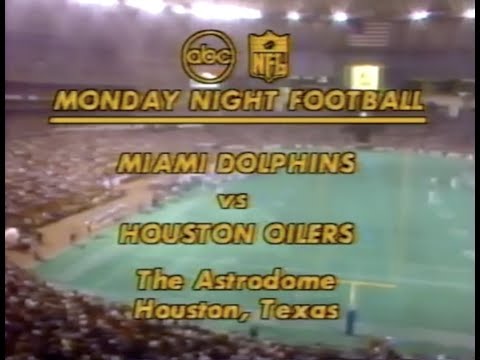 1978 Week 12 MNF - Dolphins vs Oilers