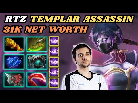 🔥 RTZ Templar Assassin Hard Carry 31K NET WORTH 🔥 Insane Damage With Meld & Refraction - Dota 2