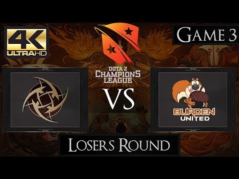 Dota 2 NiP vs Burden United | D2CL Season 5 [4k]