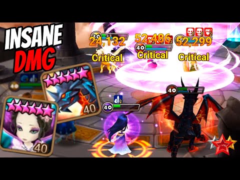 INSANE DMG Cleave. Lydia + VIO ZAIROSS + Nephthsys in Summoners War