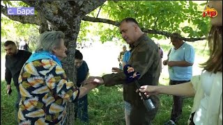 Президент Алан Гаглоев посетил село Барс, где ознакомился с ходом работ по водоснабжению.