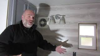 BRAWN THROUGH WALL EXHAUST FAN INSTALLATION