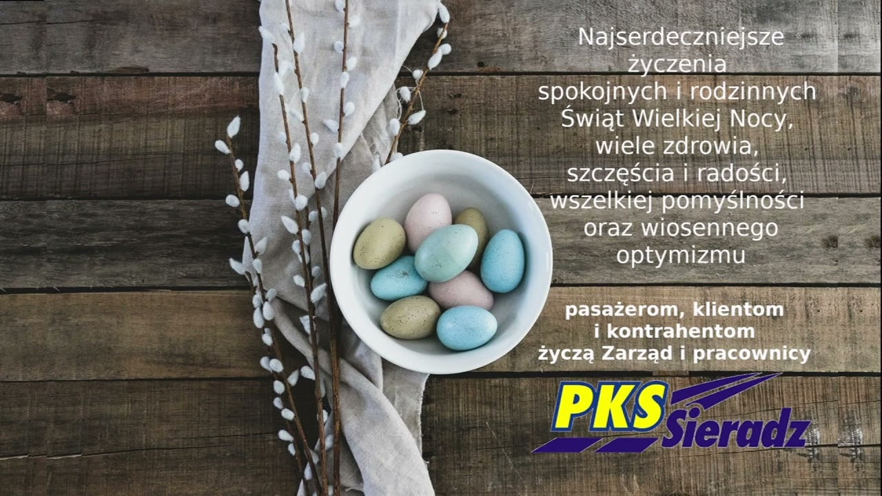 PKS Sieradz życzy Wesołego Alleluja!