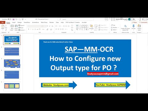 SAP MM-- Output Determination Configuration procedure full overview with Live Configuration