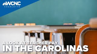 How NC, SC teachers are paid compared to other jobs in each state