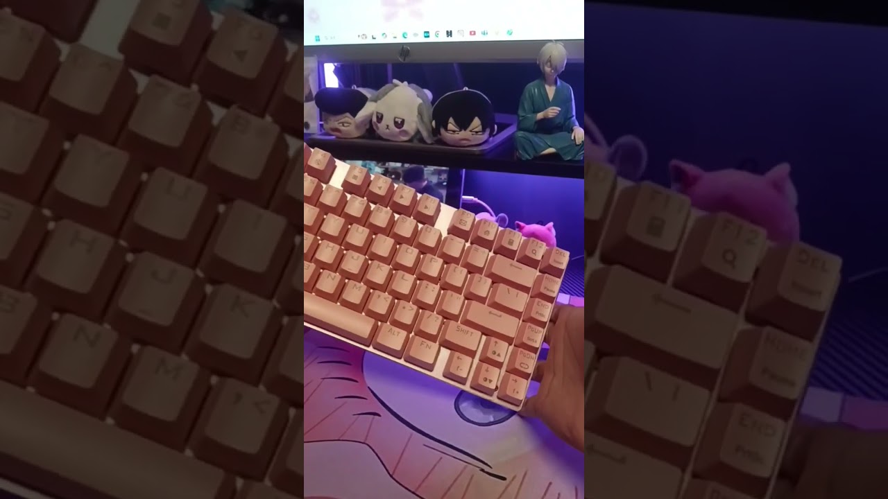 new keyboard⌨️🎀 #ゲーミングキーボード