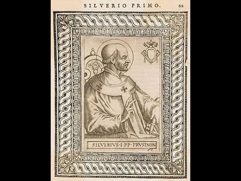 St. Pope Silverius, Pope - June 20th