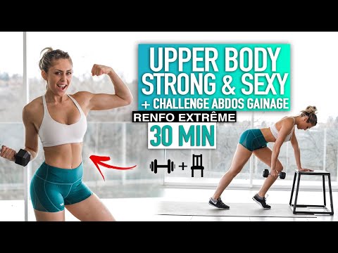 HAUT DU CORPS STRONG & SEXY + CHALLENGE GAINAGE 🔥🍫 #ObjectifZeroExcuse4