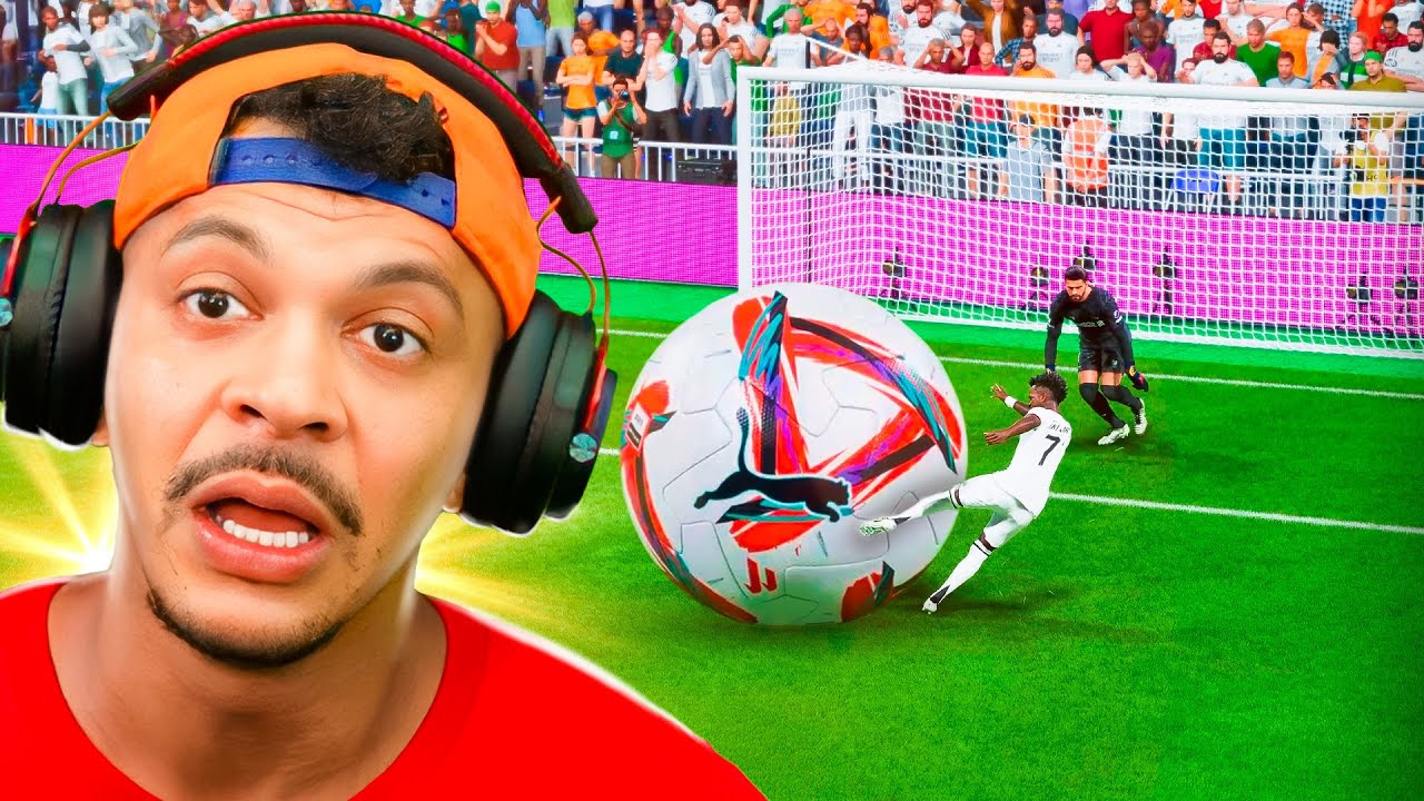 A BOLA FICOU GIGANTE NO EAFC 25 😂😱 (engraçado demais)