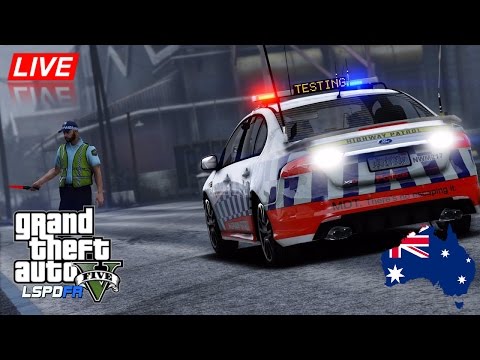 GTA 5 - LSPDFR Australia - NSWPF Highway Patrol including RBT! (GTA 5 Police Mod for PC)