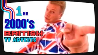 British TV Adverts One HOUR UK 2000s Television Commercials Ads Compilation