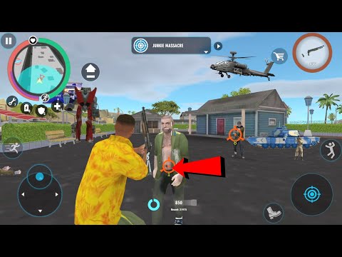 Real Gangster Crime (Real Hero Shot in the Navel) Black Tank Fight Mafia Man - Android Gameplay HD