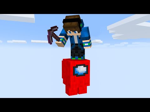 Minecraft, But It’s Only 1 SUS Block…
