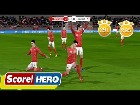 Score! Hero - Level 291 - 295 - Complete 3 Stars Walktrough