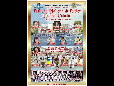 Prima ediție a Festivalului Național de Folclor „Ioan Cobâlă”