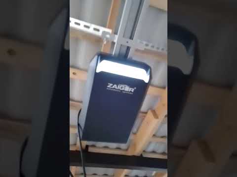 Секционные ворота Зайгер (ZAIGER) шир. 5400 мм, выс 2000 мм с потолочной автоматикой_Оренбург
