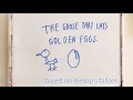 Aesop S Fable The Goose That Laid The Golden Eggs