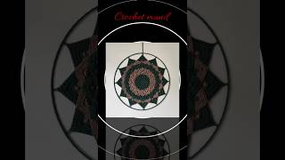 Háčkovaná Mandala - Lotosový květ 45 cm č.7