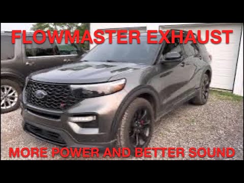 Explorer ST Flowmaster FlowFX Exhaust System Installed!!!