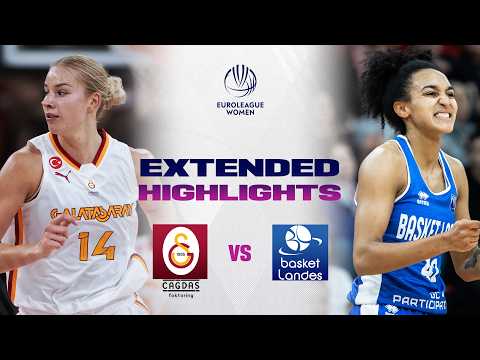 SFs Play-Ins: Galatasaray Cagdas Faktoring v Basket Landes | Highlights | EuroLeague Women 2025-26