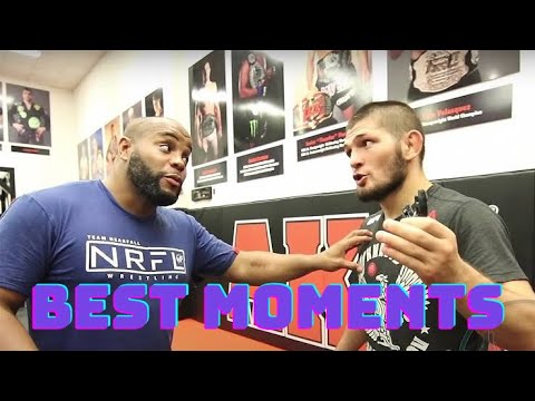 Khabib and DC Funniest Moments 😂