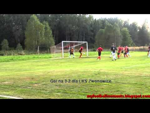 LKS Zwonowice - WSP Wodzisław Śląski 22.09.2013 (4-2) 5 bramek z meczu