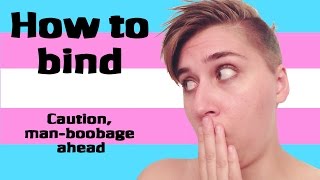 How to put on a chest binder (for transgender men, non binary folk and cosplayers)