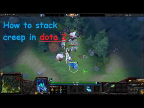 dota 2 guide - how to stack creep dota 2 (Stacked)