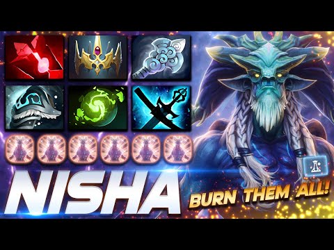 Nisha Leshrac Burn Them All - Dota 2 Pro Gameplay [Watch & Learn]