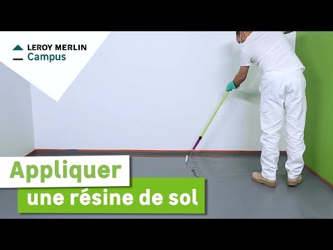 comment poser resine epoxy sol