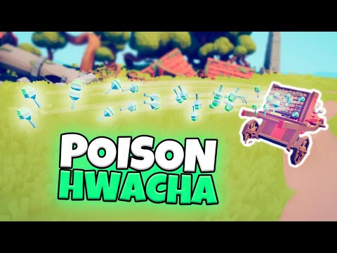 POISON HWACHA VS EVERY FACTION | TABS MODDED GAMEPLAY