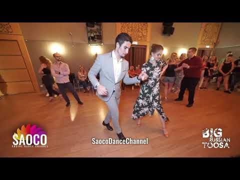 Markos Karmazin and Darya Pynchenkova Salsa Dancing at BIG RUSSIAN TOOSA 2019, Friday 21.06.2019