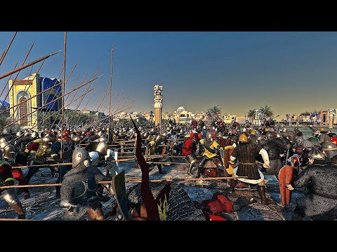 This Battle is DOWN TO THE WIRE, Its Medieval Times! EPIC 4v4 Siege on the 1212AD Mod for Attila!