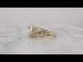 video - Garden Whimsy Engagement Ring