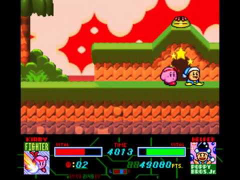 Let's Co-Op Kirby Superstar PT7 - Storm the Halberd!