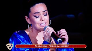 Angela Leiva homenajeó a su mamá cantando &quot;Canción a mi madre&quot; y emocionó a Marcelo Tinelli