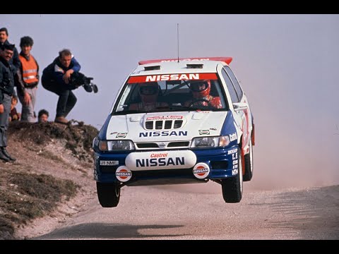 Drive Rally Retro: Best of.... Nissan Sunny GTI-R.   Snow/Gravel Action.  Swedish Rally/RAC Rally