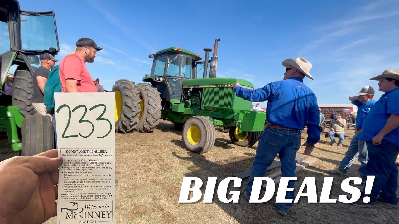 BIG Fall Equipment AUCTION!