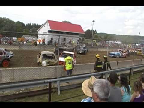 Metal destruction 4 compact heat 6-1-13 demolition derby cuba ny