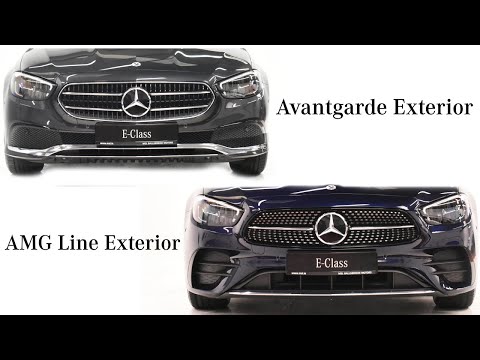 2021 E-Class Avantgarde vs. AMG Line #MercedesBenz