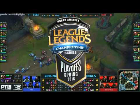 IMT vs TSM Highlights   IMMORTALS vs TEAM SOLOMID Game 2 NA LCS Playoffs   SPRING 2016 Semifinal #2