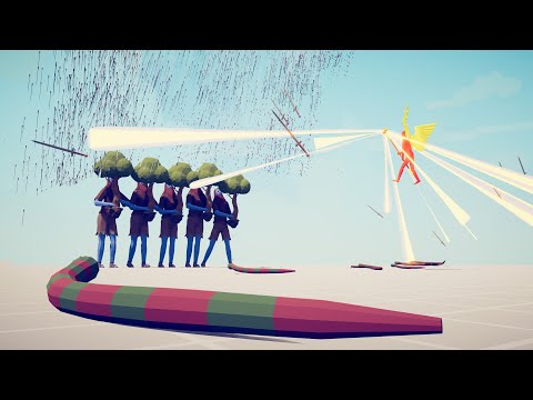 SNAKES & SWORDS & ARROW RAIN SUMMONER vs 5x EVERY UNIT - Totally Accurate Battle Simulator TABS