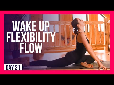 10 min Full Body Flexibility Yoga To WAKE UP – Day #21 (MORNING YOGA FOR FLEXIBILITY)