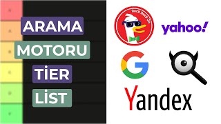 En İyi Arama Motorları Listem