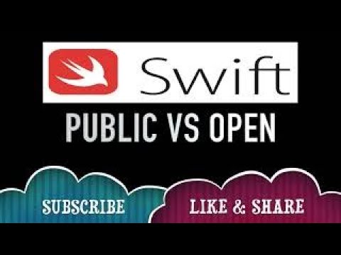 Difference between open and public in swiftSwift — Access Control
