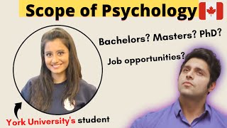 Talk with Psychology student at York University -Studying Psychology in Canada - courses, career etc