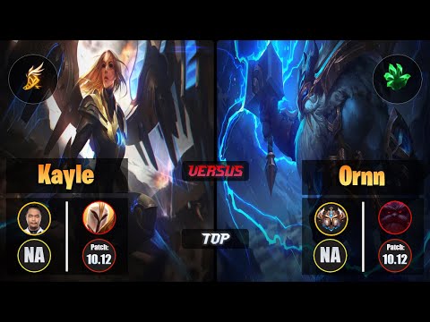 Impact KAYLE (Top) [Fleet Footwork] VS ORNN - Challenger NA Patch 10.12