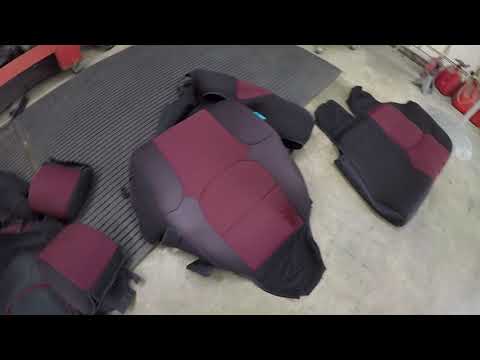 New seat covers for the Frontier!