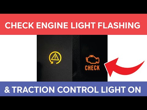 Check Engine Light Flashing and Traction Control Light On (How to Fix)